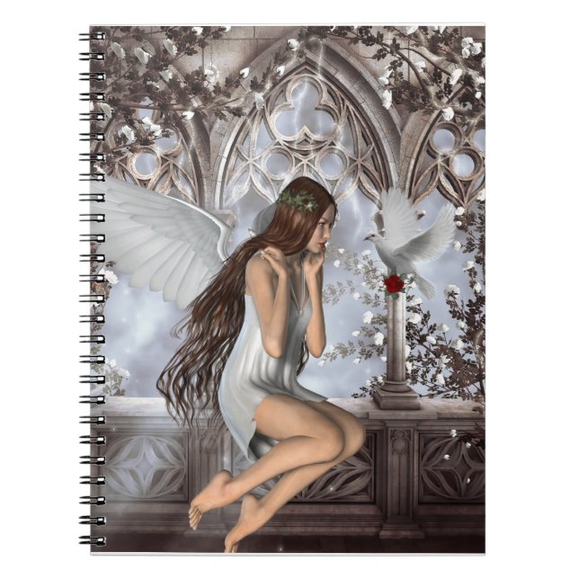 Angel and Her Dove Notebook (Front)