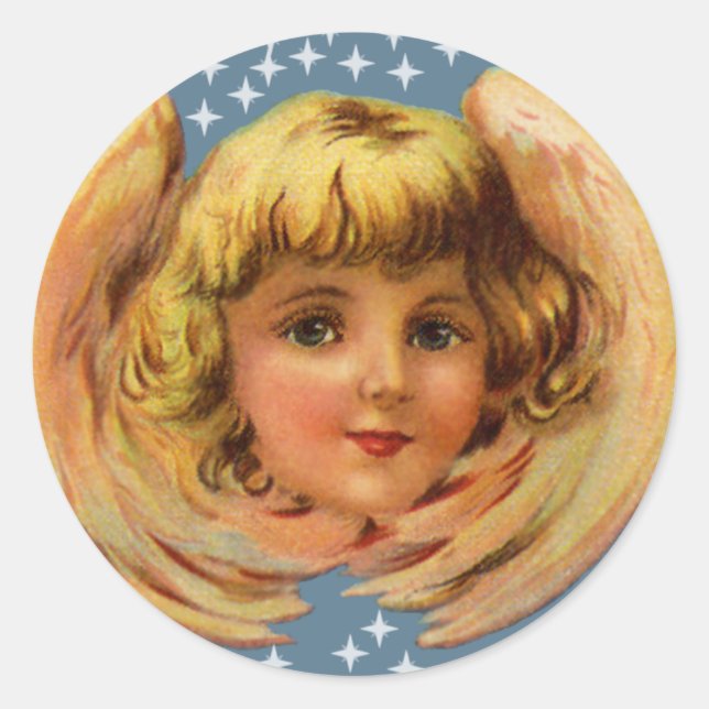 Angel And Stars Stickers (Front)