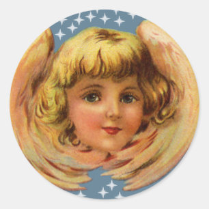 Angel And Stars Stickers