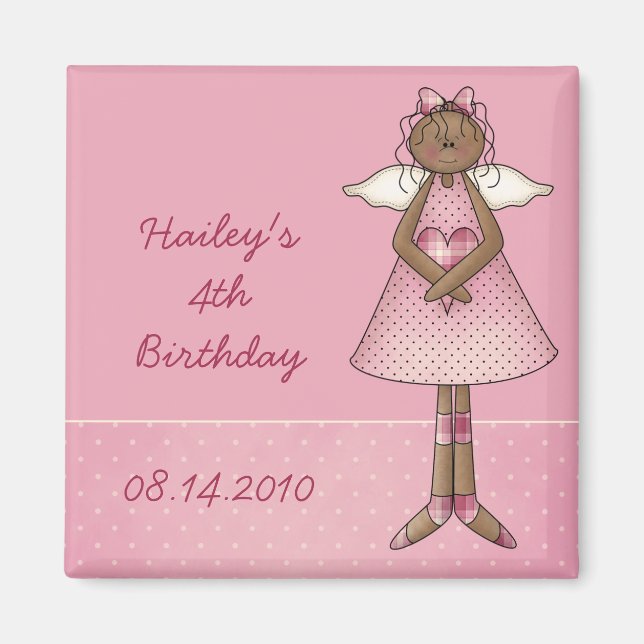Angel ・ Anniversaire Aimant d'invitation (Devant)