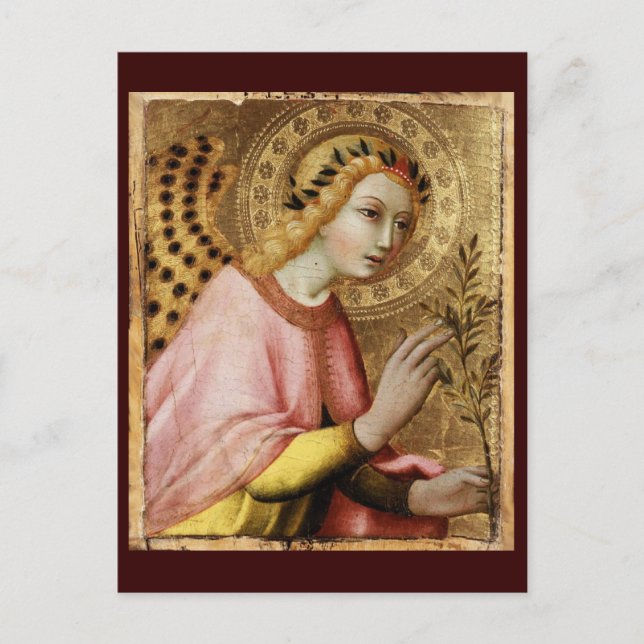 ANGEL ANNONCIATION par Simone Martini Carte de vac (Devant)