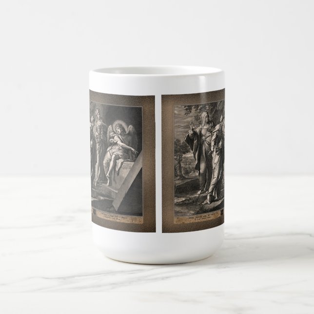 Angel Announcing The Resurrection by Jean Roullet Coffee Mug (Center)
