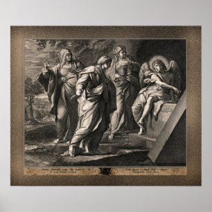 Angel Announcing The Resurrection by Jean Roullet Poster