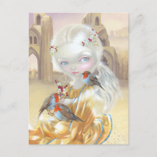 "Angel at Glastonbury Abbey" Postcard
