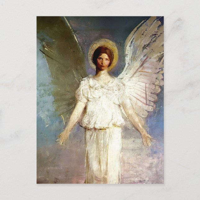 “Angel at Noon” by Abbott Thayer Postcard (Front)