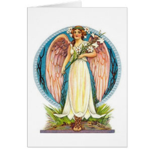 Angel Avec Fleurs Lilly