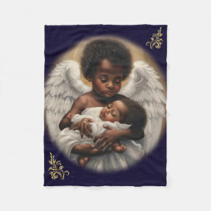 Angel babys fleece blanket