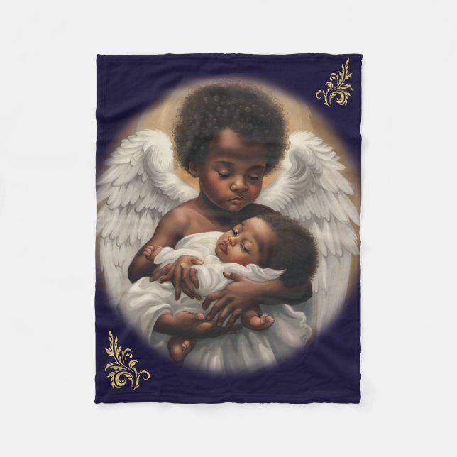 Angel babys fleece blanket (Front)