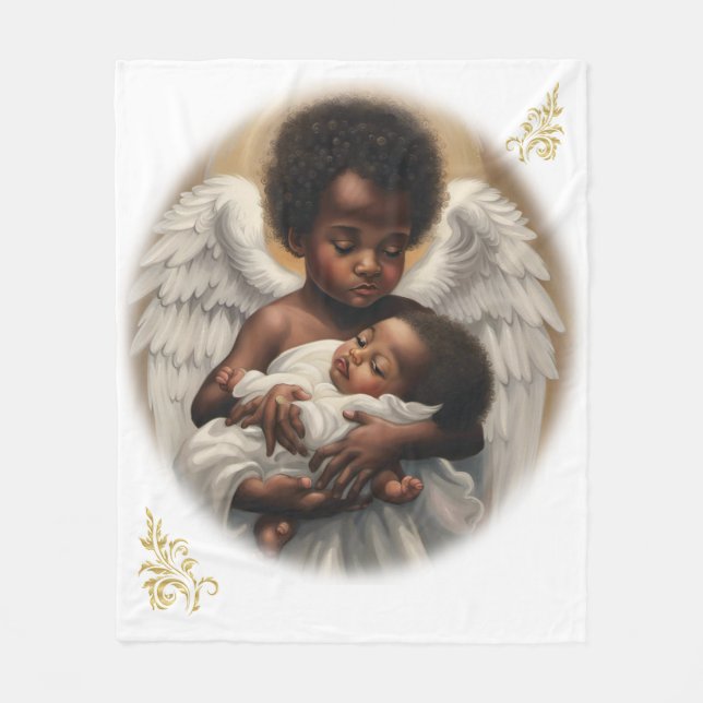 Angel babys fleece blanket (Front)
