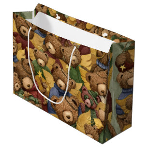 Angel Bears Large Gift Bag