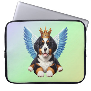 Angel Bernese Mountain Dog Lovers Berner Puppy Laptop Sleeve