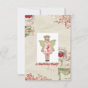 Angel Birthday invitation