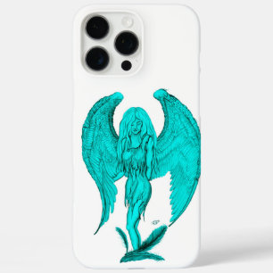 Angel , Black and Green design iPhone 16 Pro Max Case