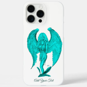 Angel , Black and Green design iPhone 16 Pro Max Case