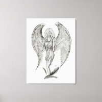 Angel - Black and white Design