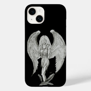 Angel - Black and White Design Case-Mate iPhone 14 Case