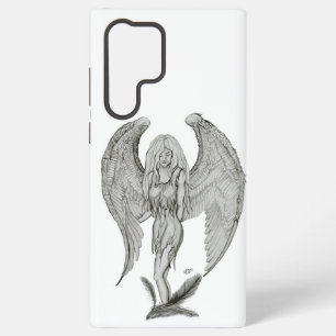 Angel - Black and White Design Samsung Galaxy Case