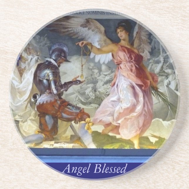 Angel Blessed Coaster (Front)