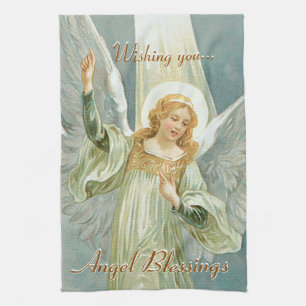 Angel Blessings Kitchen Towel