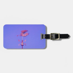 Angel BLOWING HORN WEATHER VANE Luggage Tag