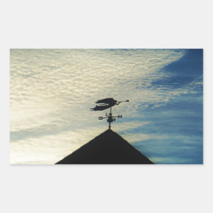 Angel BLOWING HORN WEATHER VANE Sticker