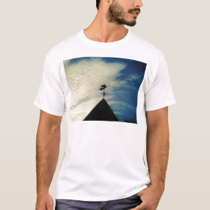 Angel BLOWING HORN WEATHER VANE T-Shirt