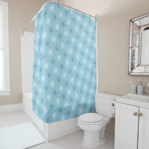Angel blue teal swirl pattern