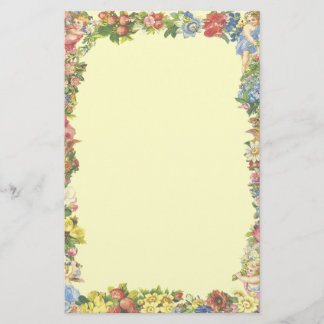 Angel Border Stationery