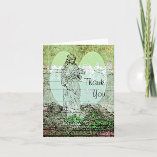 Angel Bouquet Thank You Card