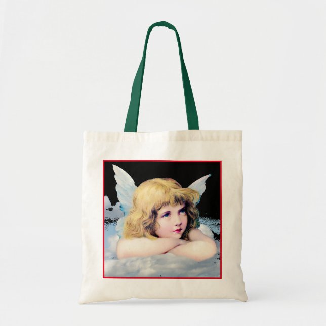 ANGEL BUDGET TOTE BAG CUSTOM NAME (Front)