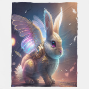 Angel Bunny Fleece Blanket