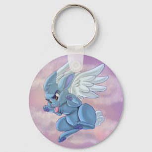 Angel Bunny Keychain