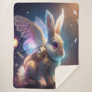 Angel Bunny Sherpa Blanket