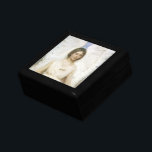 Angel by Abbott Thayer, Vintage Victorian Fine Art Gift Box<br><div class="desc">Angel (1887) by Abbott Thayer is a vintage Victorian Era fine art realism painting. A beautiful angelic religious portrait Christmas holiday angel with open wings.
About the artist:
Abbott Handerson Thayer (1849-1921) was an American portrait artist best known for his angel paintings.</div>