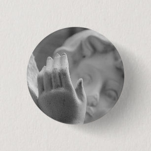 Angel by Shirley Taylor 1 Inch Round Button