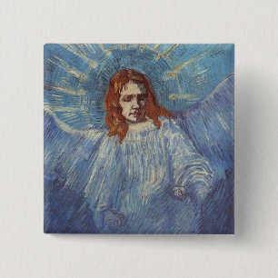 Angel by Vincent van Gogh 2 Inch Square Button