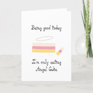 Angel Cake Card