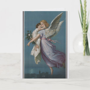 Angel Carrying Child Mother's Day Greeting Card