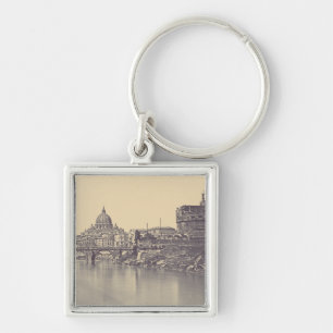 Angel castle and Vatican dome Keychain