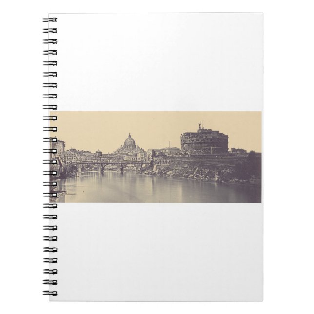 Angel castle and Vatican dome Notebook (Front)