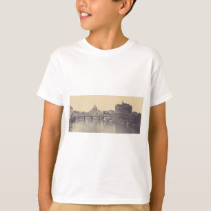 Angel castle and Vatican dome T-Shirt