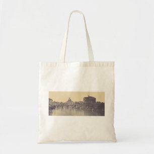 Angel castle and Vatican dome Tote Bag