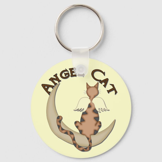 Angel Cat Keychain (Front)