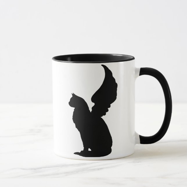 Angel Cat Mug (Right)