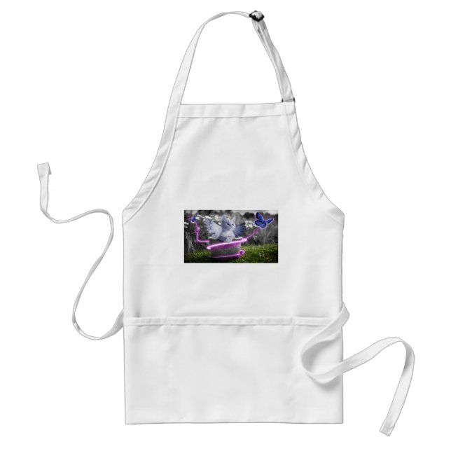 angel cat standard apron (Front)