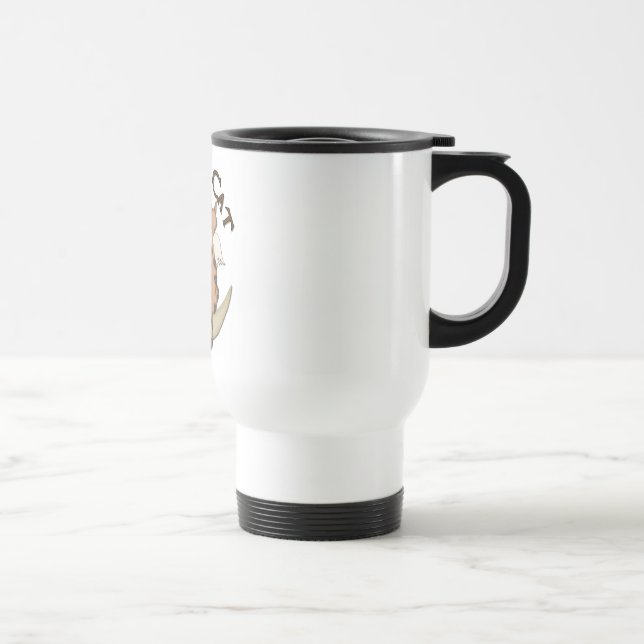 Angel Cat Travel Mug (Right)