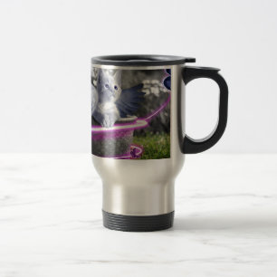 angel cat travel mug