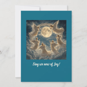 Angel Celestial Musicians Holiday Greeting Card