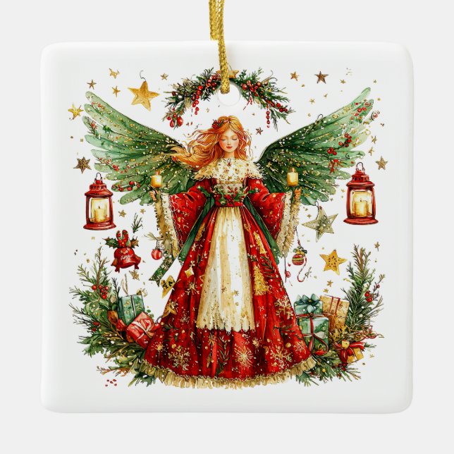 Angel Ceramic Ornament (Front)