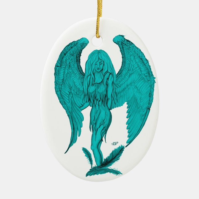 Angel Ceramic Ornament (Front)